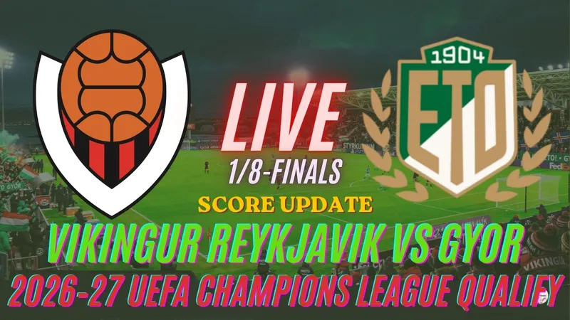 Cầu thủ Gyor vuốt bóng tinh tế trước Vikingur Reykjavik Cầu thủ Gyor vuốt bóng tinh tế trước Vikingur Reykjavik
